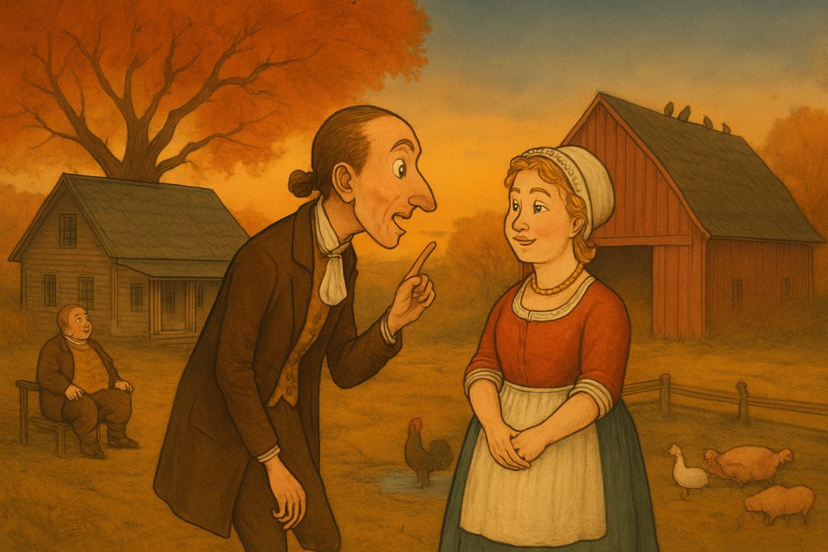 When Brom's horse stood tied at Van Tassel's fence on a Sunday night, the other suitors gave up. But Ichabod was like a supple-jack: he bent but never broke. He courted Katrina quietly, while easygoing Baltus smoked his pipe and left the young people alone.