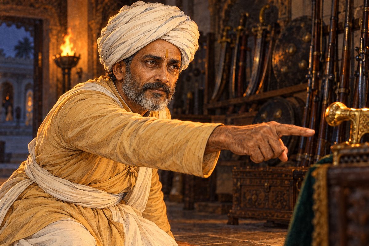 The dying man rose to his knees, pointed at the dagger in my cousin's hand, and spoke in his own language: "The Moonstone will have its vengeance yet on you and yours!" Then he fell dead. Herncastle rushed at the soldiers crowding in behind me, shouting at me to clear the room. I put two reliable sentinels on the door.