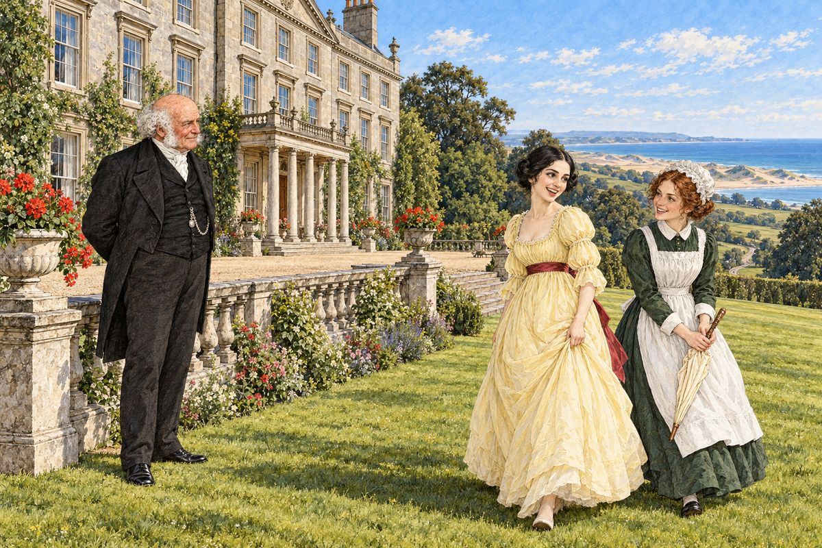 Instead of the Diamond, he wrote about himself. He started as page-boy at fifteen to the three beautiful Miss Herncastles and followed the youngest, Julia, when she married Sir John Verinder, rising to bailiff and at last house-steward. His marriage to Selina Goby, whom he once tried to buy off with a feather-bed and fifty shillings, left him a daughter, Penelope, now maid to Lady Verinder's only child, Rachel.