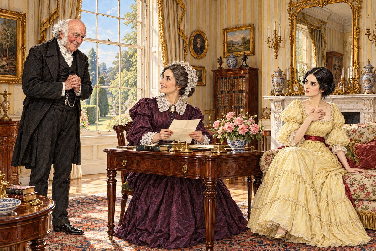 Penelope's diary gave him a proper starting date. On 24 May 1848, Lady Verinder told him that her nephew Franklin Blake, back from years abroad, would come the next day to stay for Rachel's birthday. Betteredge remembered the nicest boy alive. Rachel remembered a tyrant who had driven her about in string harness: "I burn with indignation when I think of Franklin Blake."