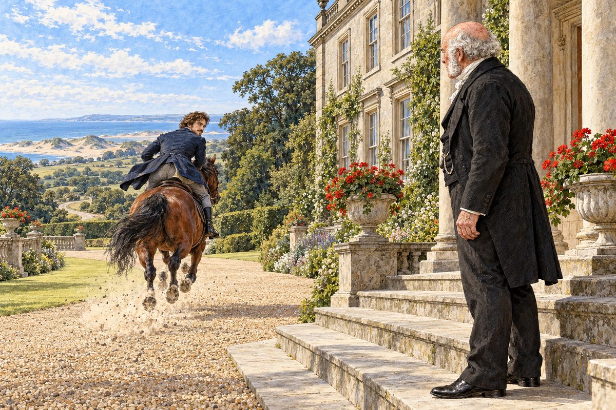 Betteredge's advice was one word: “Wait.” Rachel's birthday was four weeks away, and until then the Diamond should go back where it had been safe before, into a bank. Delighted to be doing something on horseback, Franklin had the fastest horse saddled and galloped off to lock the stone in the strongroom at Frizinghall.