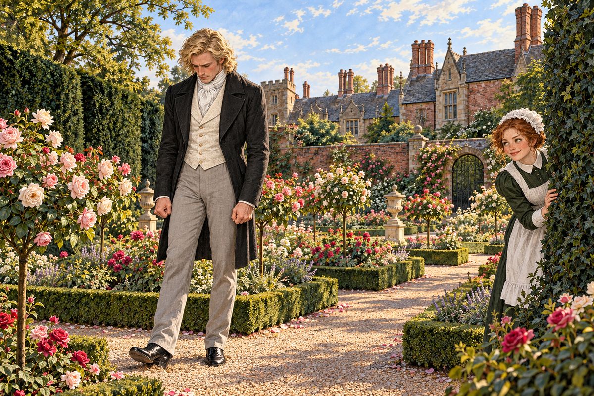 That afternoon Mr. Godfrey led Rachel into the rose-garden and proposed, and she refused him. 'Let us remain cousins still,' she said, and gave him her hand. Penelope was watching from behind the holly. Left alone, he ground his heel into the gravel and muttered, 'Awkward! Very awkward!'