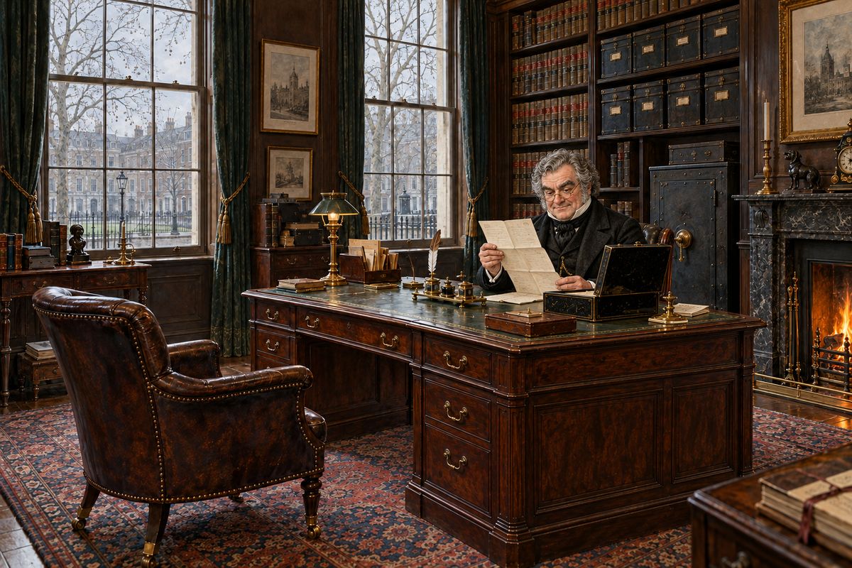 Mr. Bruff, the family lawyer, took up the pen in his own dry way. Sir John's will had been one line: "Everything to my wife." Lady Verinder's will was more careful. Rachel would have only a life-interest: a fine income and two houses, but neither she nor any husband could ever raise sixpence on the property itself.