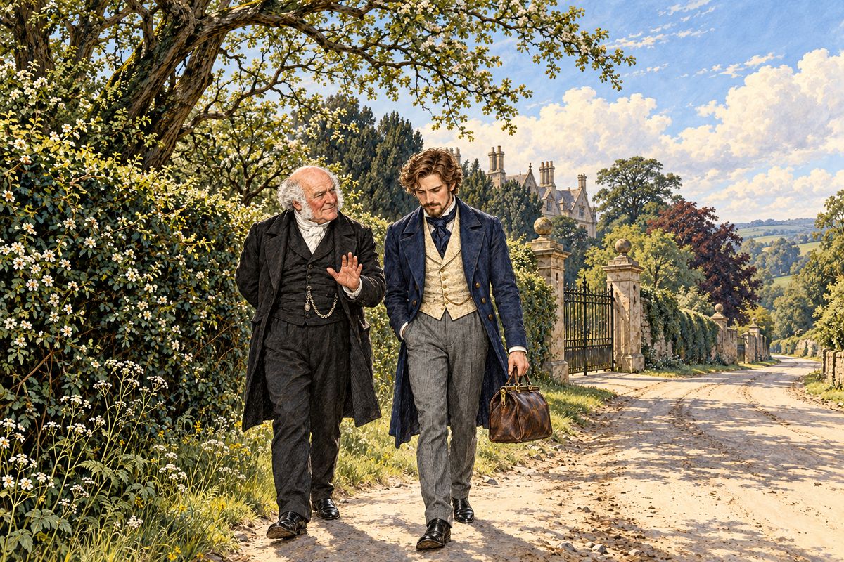 Franklin walked to the station with Betteredge, the nightgown packed in his bag, and asked if he had been drunk on the birthday night. One weak brandy-and-water, the steward said; and as a boy he had never walked in his sleep. "Did you walk in your sleep to Mr. Luker's, too?" Both theories were gone.