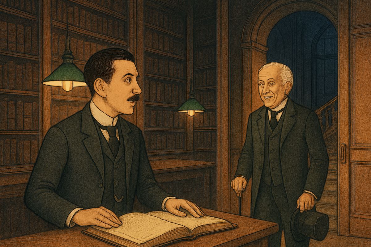 Years after the tragedy, a writer searched the Opera's archives until he was certain the famous ghost had been a living man. Then he met M. Faure, the old magistrate of the Chagny case. Faure recalled it all: Christine Daae kidnapped, the Vicomte Raoul vanished, Count Philippe found dead beside the lake under the Opera. But at the word "ghost" he only laughed.