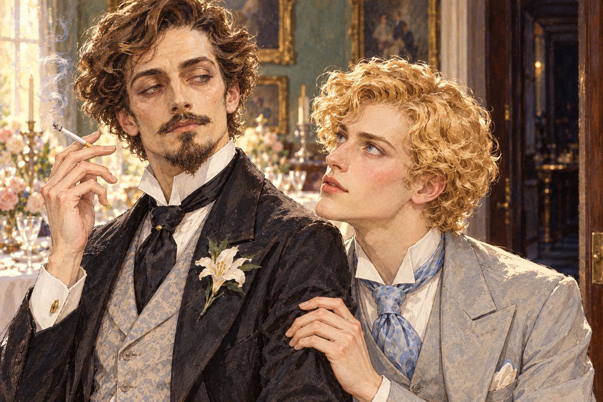 When the duchess swept out and the party broke up, Lord Henry announced he was going to the park. At the door Dorian touched his arm. "Let me come with you," he murmured, begging him to keep talking. Harry smiled and said that he only wanted to look at life now, and that Dorian might come and look at it with him.