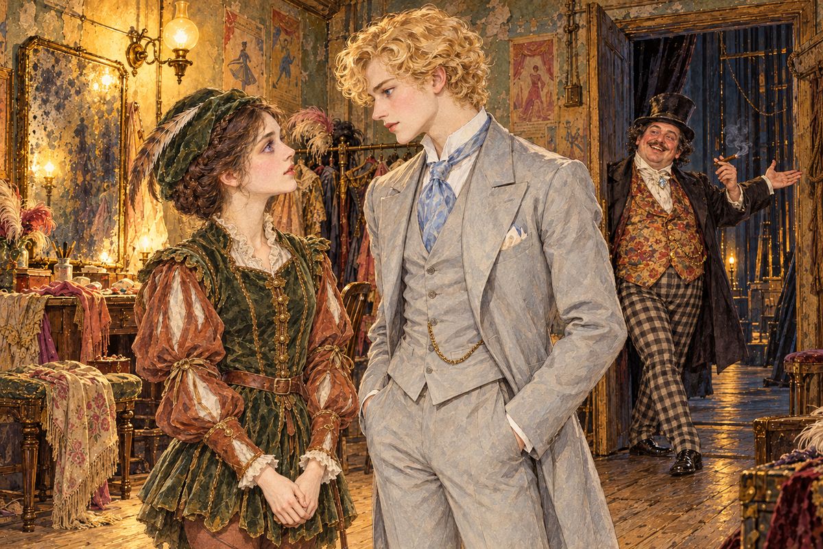 Wandering the grimy East End, Dorian had stumbled on a gaudy little theatre run by a flamboyant, five-times-bankrupt manager, and there watched a girl of seventeen play Juliet and Rosalind. On the third night he went backstage. Shy and wondering, Sibyl refused to call him 'my Lord'. "You look more like a prince," she said. "I must call you Prince Charming."