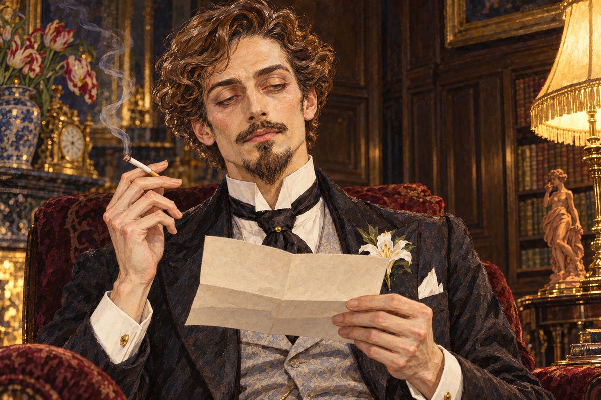 Alone again, Lord Henry mused that the lad was largely his own creation, a fascinating experiment in passion, and he did not care how it ended. Returning home past midnight, he found a telegram waiting on the hall table. Dorian Gray was engaged to be married to Sibyl Vane.