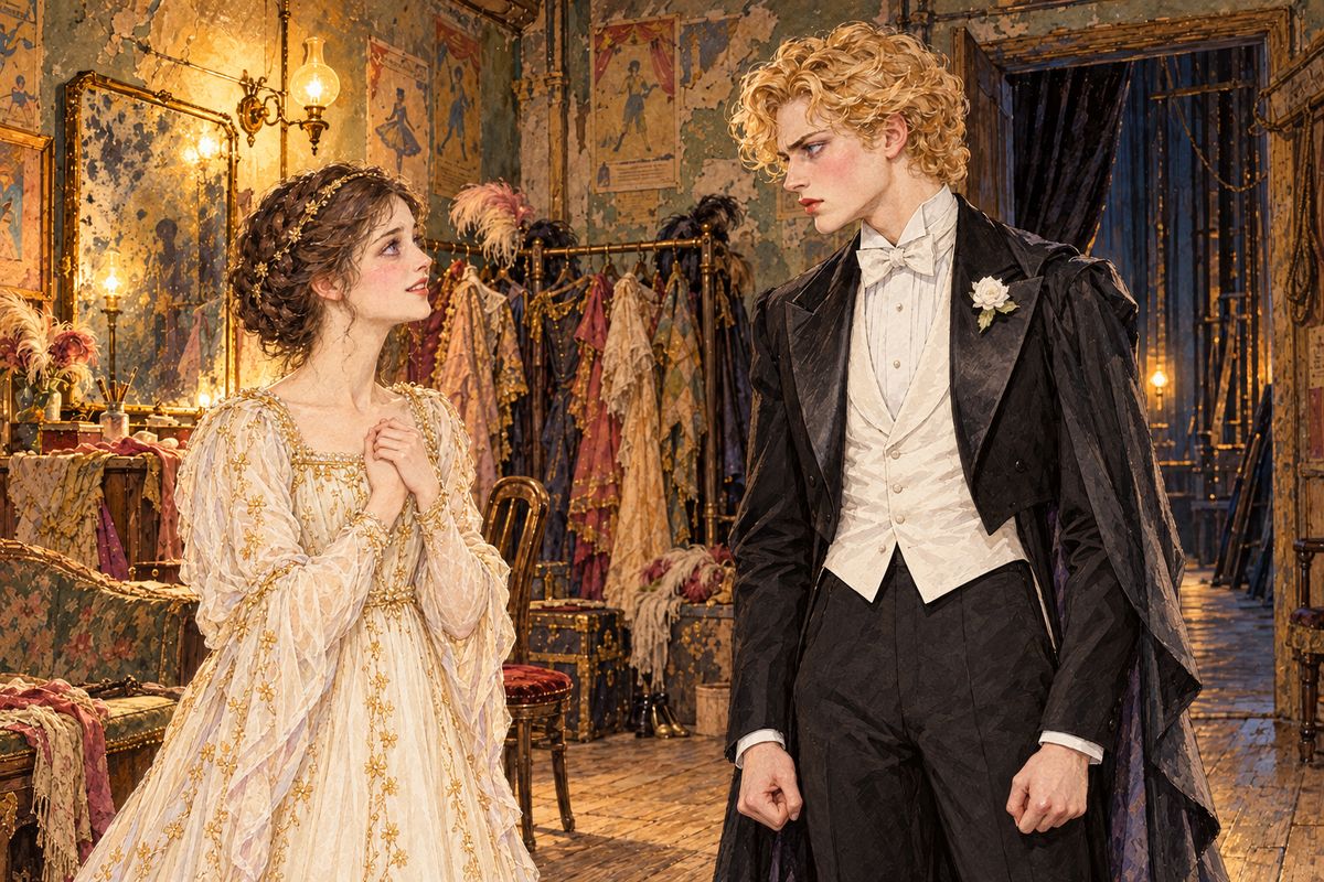 Afterwards Dorian rushed to the greenroom and found Sibyl alone and radiant with joy. She explained that loving him had shown her the stage was a hollow sham. "I have grown sick of shadows," she cried. "You are more to me than all art can ever be."