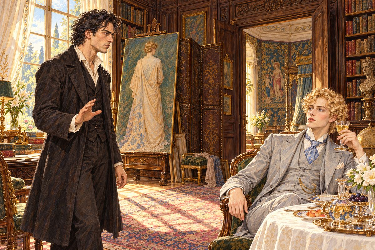 Next morning Basil Hallward hurried in, heartbroken, and found Dorian at breakfast sipping pale wine from Venetian glass, talking of Patti singing divinely. "You went to the opera while Sibyl Vane was lying dead?" Basil cried. Dorian answered that he could not repeat an emotion. He was a man now, and must be seen from an artistic point of view.