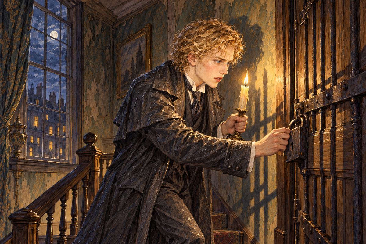 In time he could not bear to be far from the picture. In the middle of a house party in Nottinghamshire he would suddenly leave his guests and rush back to London just to make sure the barred door had not been touched. What if someone stole it? Dorian Gray had been poisoned by a book.