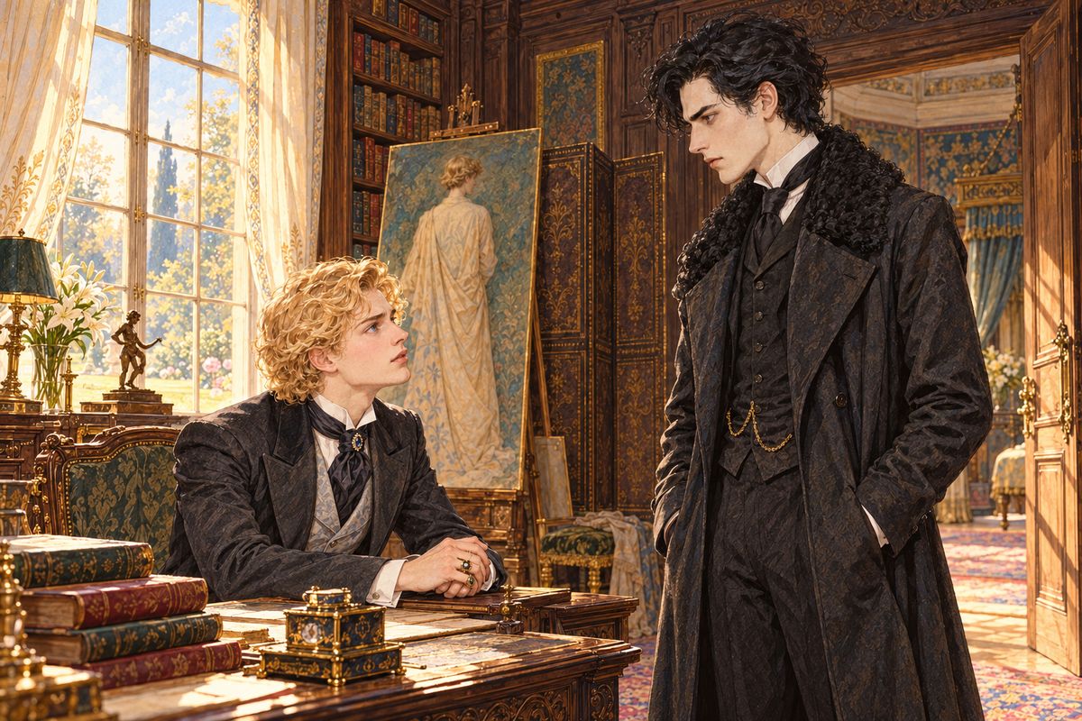 The next morning Dorian dressed with more than his usual care, ate a long, calm breakfast and sent a note to Alan Campbell, a chemist who had once been his close friend. Campbell came, pale and cold. "I had intended never to enter your house again, Gray." Told of a dead man upstairs, he flatly refused to help.