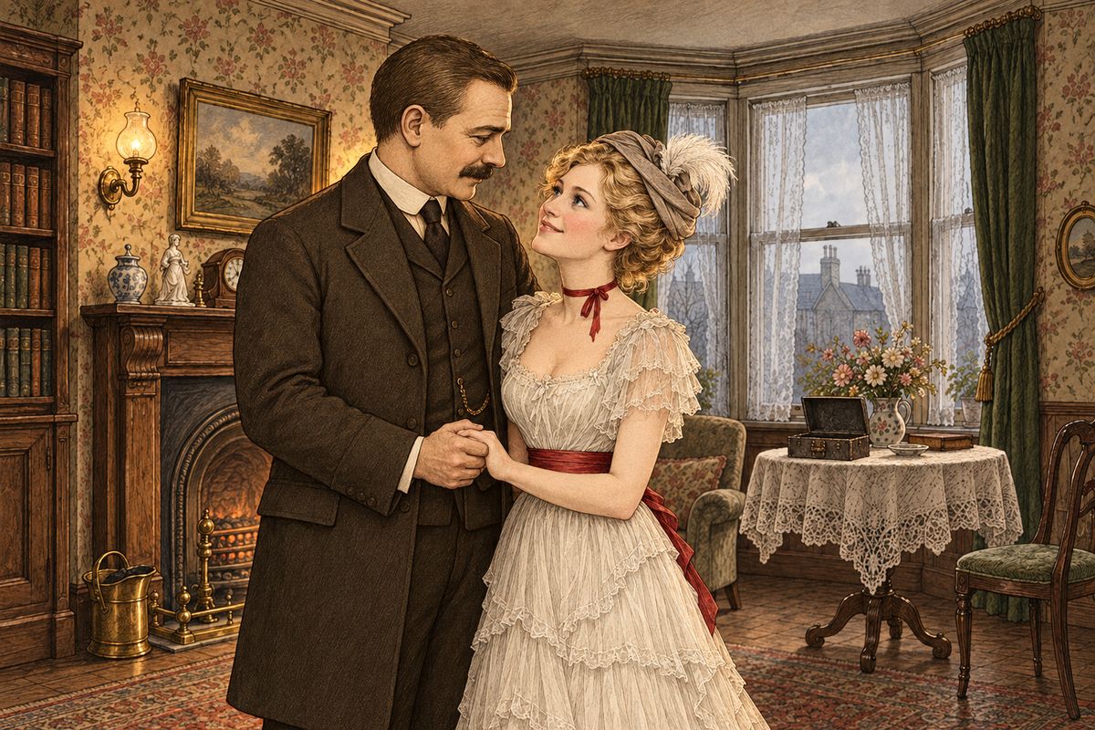 "The treasure is lost," Mary said calmly, and a great shadow lifted from Watson's heart. The fortune no longer stood between them. "Because I love you, Mary," he said, taking her hand, "as truly as ever a man loved a woman." "Then I say, 'Thank God,' too," she whispered. Whoever had lost a treasure, he had gained one that night.